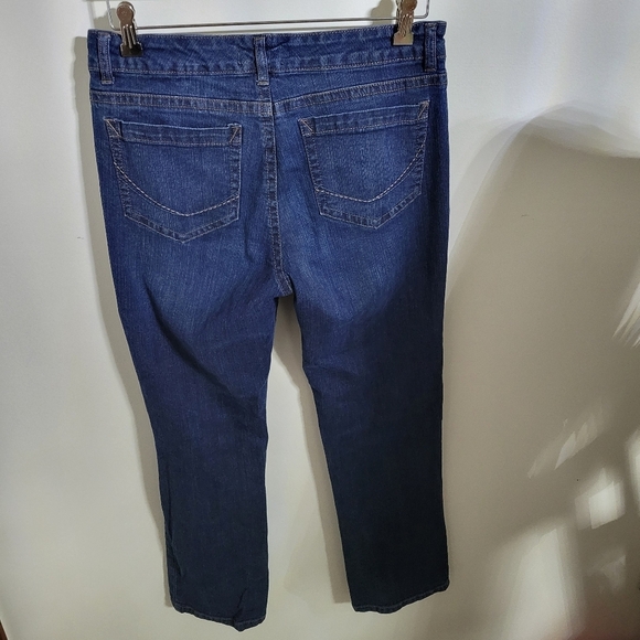 Code Bleu Gwen Straight Blue Denim, Size 8 - Picture 3 of 5
